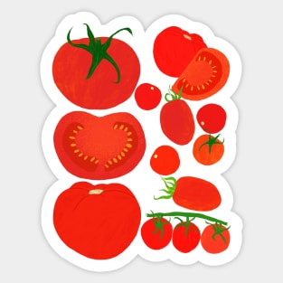 Tomato Harvest Sticker